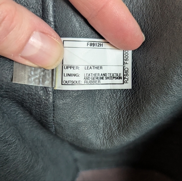 UGG Kendrick High Boots Distressed Grey Leather sz 9.5 - Picture 7 of 10